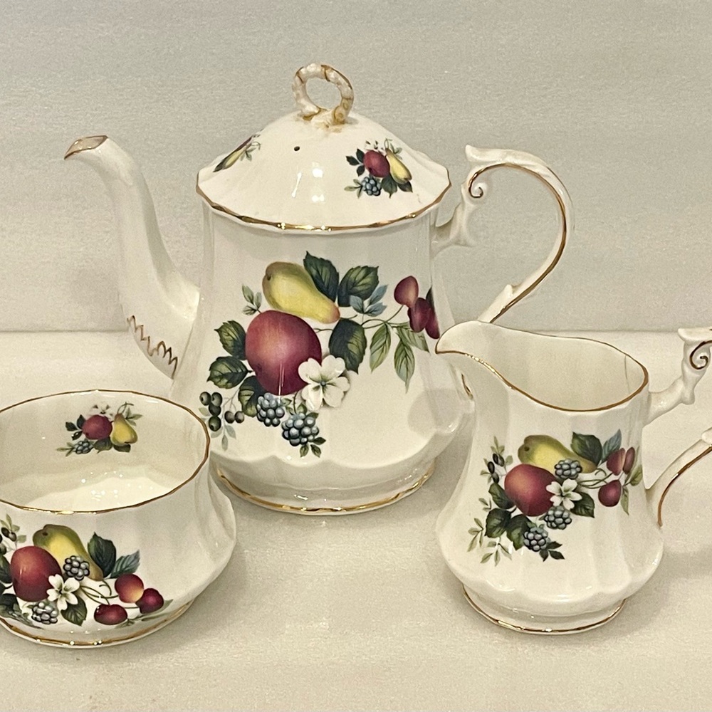 Floral Fruit Tea Set - Picture 1 of 10